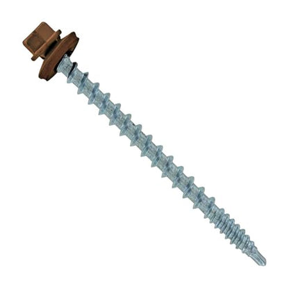 ST Fastening Kwikseal Woodbinder Metal Roofing Screws #10 x 2-1/2" - color: Brown, size: #10 x 2-1/2"