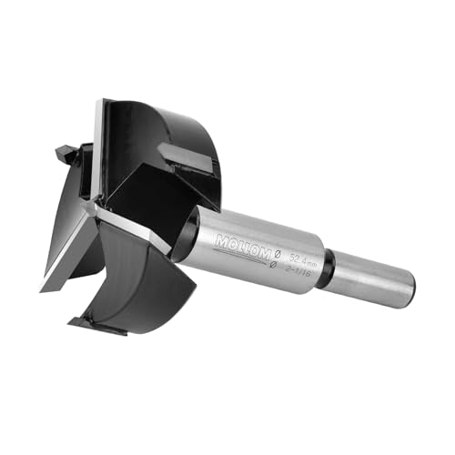 Mollom 52.4mm (2-1/16") Triple Flute Carbide Forstner Drill Bit - size: 52.4mm | 2-1/16"