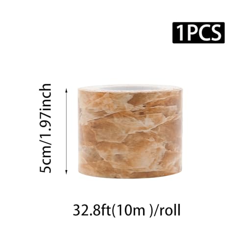 Lilaly 2 inches x 32 feet Wood Grain Repair Tape,Wood Grain Tape,Widely Used for Tables, Doors, Floor and DIY(Huang Bingyu) - color: Huang Bingyu