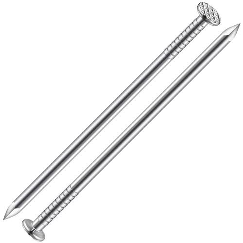 Wensilon (9 pcs)5 inch Stainless Steel 304 Nails, Hanging Nails, Wall Nails, Dowels, Long Nails - color: Ss, size: 5