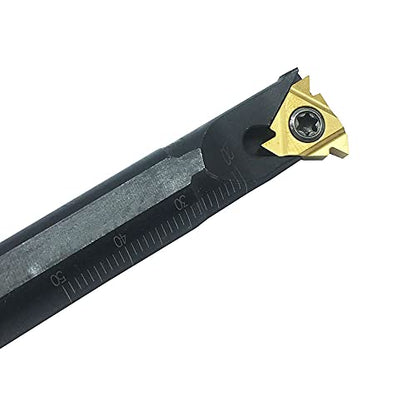 Threading Carbide Inserts 16IR 16ER AG60 with Threading Tool Holder for Steel - color: 2pcs threading boring bar + 16ER/IR