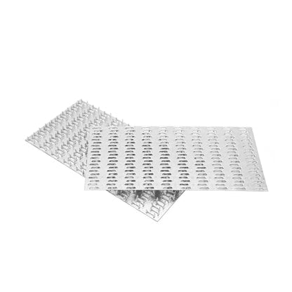 10-Pack 5x10 Inch Pronged Truss Plates, Galvanized Steel Flat Mending Brackets for Wood Timber Connectors and Roofing Trusses, 19 Gauge - size: 10pcs 5 x 10 inch