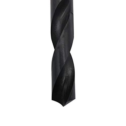 18mm(23/32-Inch) Reduced Shank Drill Bit, 1/2” Shank High Speed Steel Twist Drill Bit HSS-9341 for Aluminum Plate Copper Wood Stainless Steel - size: 18mm