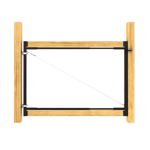 DIYHD Adjustable Full Frame Anti-Sag Gate Kit, Fits 60"-96" W, 5FT-6FT H - color: 1 pack, size: 60"~96" Wide, 5'~6' High