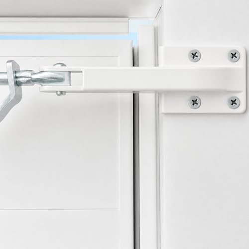 2 Pcs Door Jamb Bracket Hardware, Storm Door Closer Bracket Replacement - color: 2 White