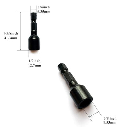 3/8"-16 Hanger Bolt Driver Double Headed Wood Screws Fully All Threaded Rod Threaded Insert Hexagon Head Drill Driver Bits - size: Driver 3/8-16"-1pcs