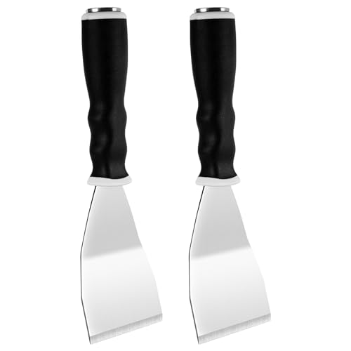 Mister Rui 2 Pack 3" Bent Heavy Duty Scraper, Hammer End with Pole Socket - color: Gray-2 Pack
