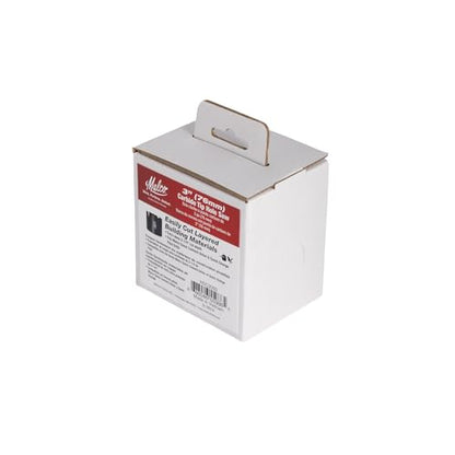 Malco HSC3000 3" (76 mm) Malco Carbide-Tipped Hole Saw for Stucco, Cement Board, Siding & Nail-Embedded Wood – Heavy-Duty Thick Wall Steel Body
