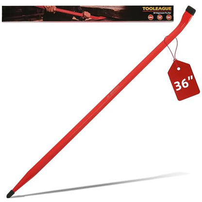 TOOLEAGUE 36-Inch Heavy Duty Alignment Pry Bar, Connecting Bar - size: 36"（1pc）