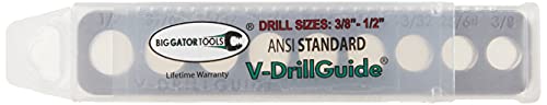 V-Drill Guide, Standard Sizes 3/8" to 1/2"