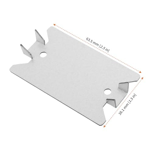 HOZEON 50 PCS 1.5 x 2.5 Inch Nail Plates for Wood Studs, with Sharp Prongs