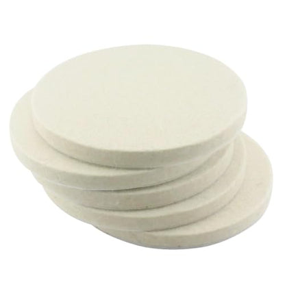 5 Inch Hook & Loop Wool Felt Polishing Sander Pads