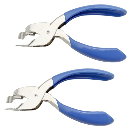 2PCS Staple Remover Staple Puller Remover for Home School Office,Quick and Comfort (Blue) - color: Blue