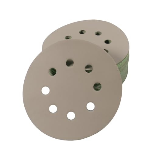 30 Pcs 5 Inch 8 Hole 3000 Grit Wet and Dry Sanding Discs, Round Hook and Loop Disc Sandpaper for Random Orbital Sanders - style: 3000 Grit