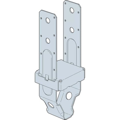 Simpson Strong-Tie PBST44Z PBST ZMAX Galvanized Standoff Post Base for 4x4 (Each) - size: 4 x 4