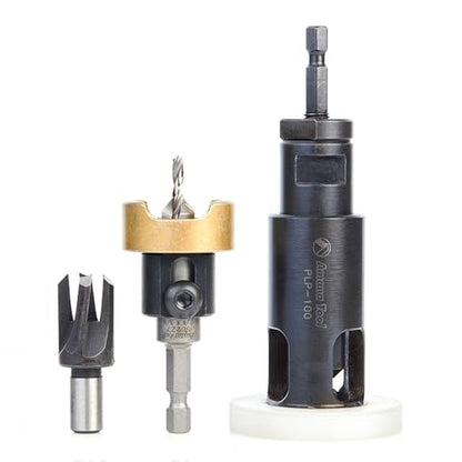 Amana Tool Woodworking Countersink Set, AMS-306, 3-Piece - style: AMS-306, 3-Pc