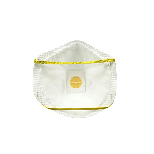 3M 8511 Drywall Sanding N95 Cool Flow Valved Respirator, 2-Pack