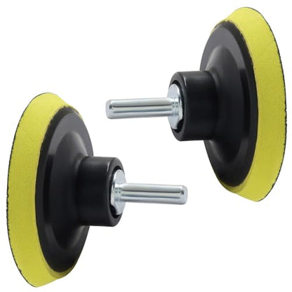 3 Inch Hook & Loop Sanding Backing Pads, 2 Pack - size: 3 Inch