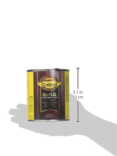 Cabot Gold, Satin, Moonlight Mahogany, 1 Quart - color: Moonlit Mahogany, size: Quart
