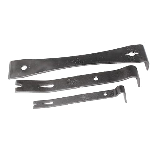 Mayhew Tools 98605 Utility Bar Set, Black Oxide Finish, 3-Piece Flat Bar Set - size: 3-Piece Flat Bar Set