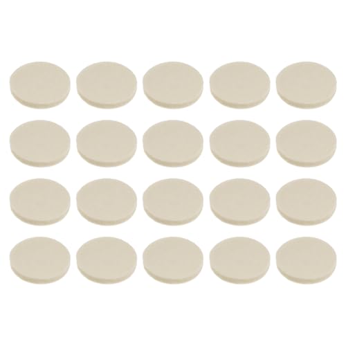HARFINGTON 20pcs Wool Felt Polishing Pads, 2 Inch Buffing Wheel Polish Pad - size: 2 Inch