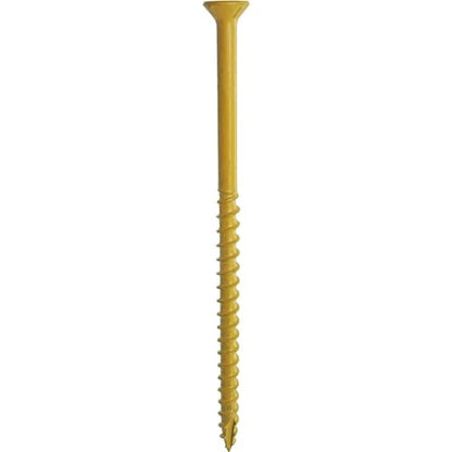 Grip-Rite PrimeGuard Plus Premium Deck Screws for Outdoor Projects - Bugle Head - T-25 Star Drive - Coarse Thread Wood Screws - 10 x 4-1 Lb Box - Tan - L4STT1 - color: Tan