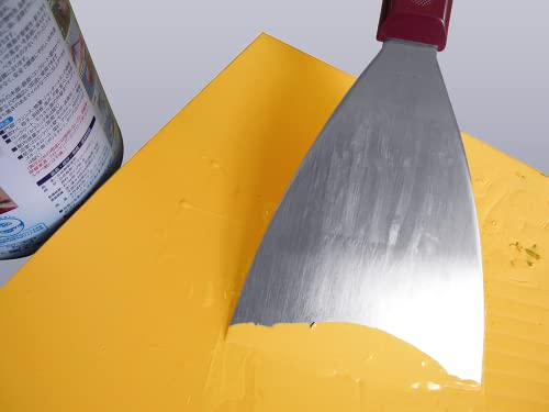 ALLEX Japanese Putty Knife 3" for Art and Paint, Flexible Japanese Stainless Steel Blade, Heavy Duty Full Tang Handle, Made in JAPAN - size: 3"