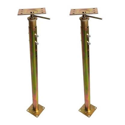 House Floor Jack Post 35" - 59.8" Adjustable for Leveling Lifting, 2 Pack - size: 35"-59.8"