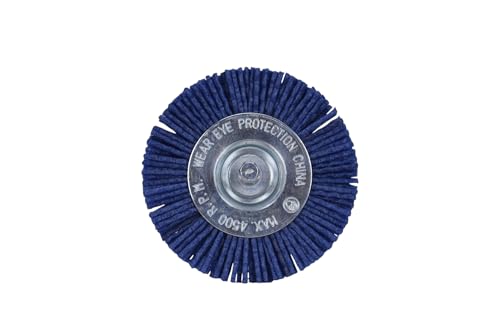 Century Drill & Tool 77433 Nylon Abrasive Radial Brush, 3", Fine - size: 3" Fine
