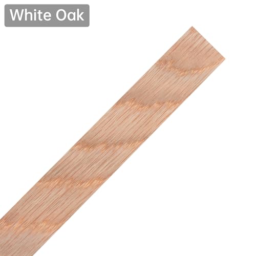 3/4 inch X 50 ft Wood Veneer Edge Banding White Oak Pre-glued Real Wood Veneer Edging Iron-on for Cabinet Repair Furniture Restoration - size: 3/4 inch * 50 ft (1.9 cm * 15M)