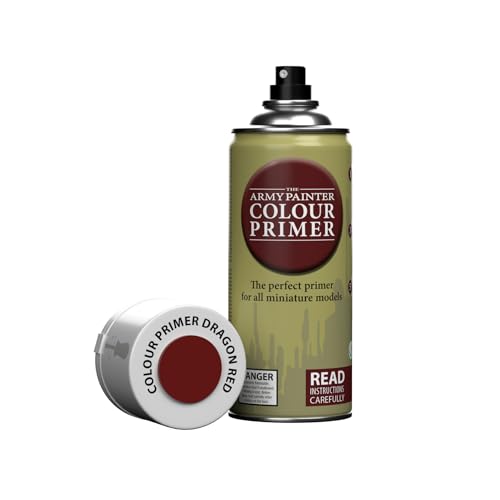 The Army Painter, Colour Primer Dragon Red, 400 ml acrylic spray - color: Dragon Red