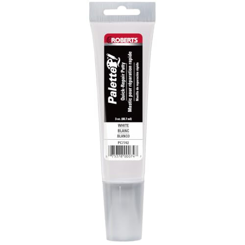Roberts Palette Quick-Repair Putty for Wood, Laminate & Vinyl - White - color: white