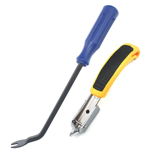 Upholstery Staple Remover, Construction Staple Remover Tool - color: Blue