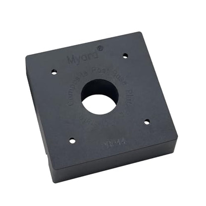 Myard Post Base Plate for 4x4 Inches Wood Post - size: 4" x 4"