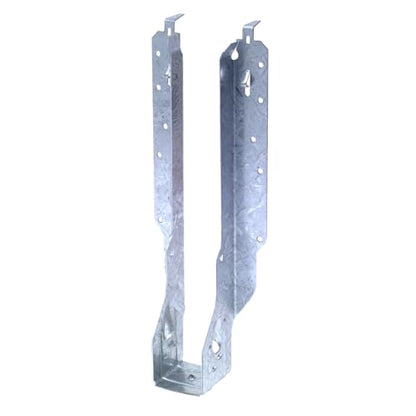 Simpson Strong-Tie IUS2.56/11.88 IUS I-Joist Hybrid Hanger with Snap-in Feature - 2-1/2 in. x 11-7/8 in. 18-Gauge Steel, Zinc Galvanized Finish, Strong-Grip Seat Allows Snap-in