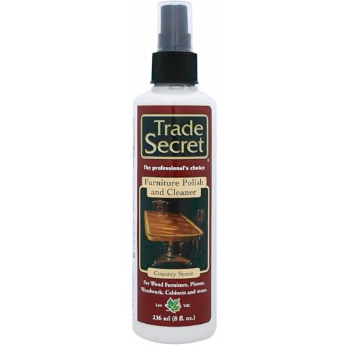 Trade Secret Country Wood Furniture Polish, Low VOC, 8 fl oz (236 ml) - color: Polish and Cleaner