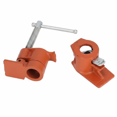 1/2 inch Pipe Clamp Jaws Vise Fixture Set Woodworking Tool Kit