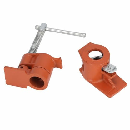 1/2 inch Pipe Clamp Jaws Vise Fixture Set Woodworking Tool Kit