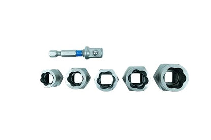 Century Drill & Tool 73425 Bolt Extractor Set, 6 Piece - size: 6 Piece