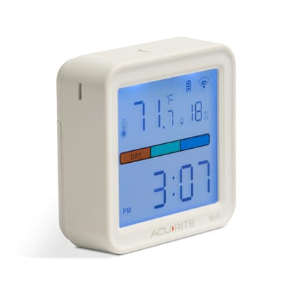 AcuRite (17017M) Smart Wi-Fi Indoor Comfort Meter for Temperature/Humidity - color: White
