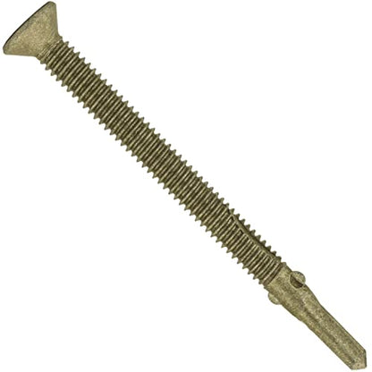 14x 3-1/4 Reamer Tek Torx/Star Head Self-Drilling Wood to Metal Screws - for Flatbeds, Trailers - T-30 Torx Screw Head. 1 Pound - 30 Screws - size: 3-1/4"
