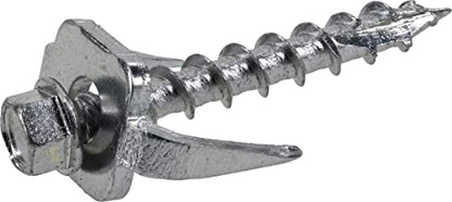 Hillman Fence Post Screws, #12 x 1-1/2in, 75 Pack, Silver