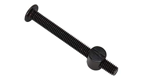 cSeao M6 x 20mm/30mm/40mm/50mm/60mm Baby Bed Crib Screws Hardware Replacement Kit, 25-Set Black Socket Cap Screws Barrel Nuts Assortment Kit for Chairs Cot Bed Crib Furnitures - size: 20/30/40/50/60mm 50pcs