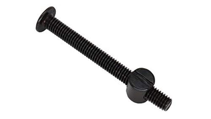 cSeao M6 x 20mm/30mm/40mm/50mm/60mm Baby Bed Crib Screws Hardware Replacement Kit, 25-Set Black Socket Cap Screws Barrel Nuts Assortment Kit for Chairs Cot Bed Crib Furnitures - size: 20/30/40/50/60mm 50pcs