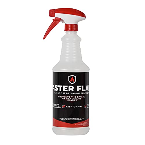 Master FX Master Flame Class A Fire Retardant for Wood & Fabric, 1 Quart - style: 1 Quart