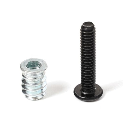 30 Sets 1/4-20 Threaded Inserts and Bolts Kit for Woodworking Wood Inserts and Bolts - size: 1" Bolts, style: 15mm Threaded Insert