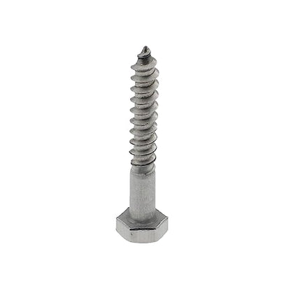 5/16"*1-9/16"304 Stainless Steel Hex Head Lag Screws,SAFYY Heavy Duty Lag Bolt Screws for Wood Hexagon Head Screws 25 Pack - size: M8*40 25 PCS