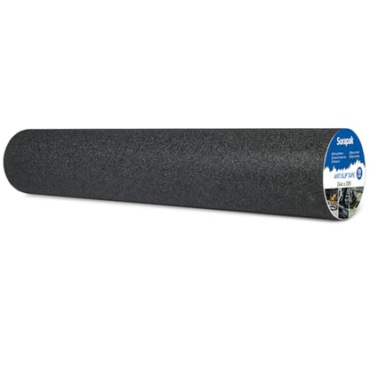 Extra Wide 24in x 20ft Black Anti Slip Tape, 80 Grit Waterproof Non Skid Grip Tape Roll for Ramps, Decks, Boat Decks, Warehouse Floors, Garages, Indoor & Outdoor Use - size: 24'' x 20 FT