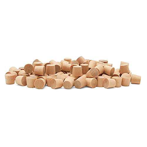 Wood Plugs for Furniture, 1/4 inch Maple Flat-Head Plug, Wooden Screw-Hole Plug Covers Pack of 250 by Woodpeckers - size: 1/4 inch