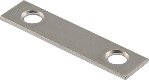 Hardware Essentials 853461 Mending Plate Stainless Steel 2' x 1/2' - 2 Pack